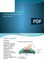 Capacitive Sensing: The Sensing Technology Used in Human Interfaces