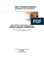 Apostila Educação CRistã 2010 Seg Semestre Livro