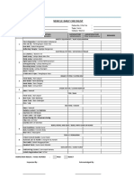 Date Inspected:: Inspected By:: Location:: No. Police No / Plat No Type / Jenis Colour / Warna