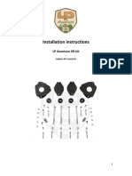 Installation Instruction LPAVENTURE Liftkit XVCROSSTREK