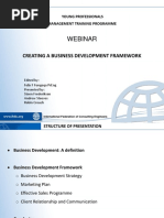 Creating A Business Development Framework