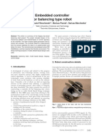 Embedded Controller For Balancing Type Robot: Jakub Tutro, Krzysztof Wesołowski, Mariusz Pauluk, Dariusz Marchewka