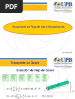 Ecuaciones de Flujo de Gas y Compresoras