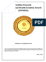 Golden Peacock Occupational Health & Safety Award (GPOHSA)