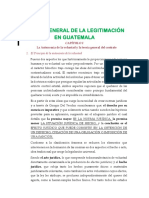 Teoría General de La Legitimación en Guatemala