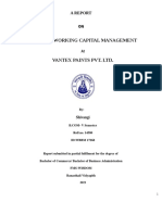 Study of Working Capital Management: A Report