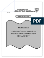 Module 1 Community Development