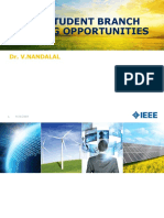 Ieee Student Branch Funding Opportunities: Dr. V.Nandalal