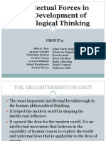 Intellectual Forces in The Development of Sociological Thinking