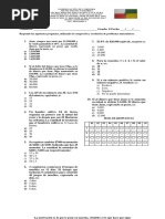 Evaluacion II Periodo Octavo