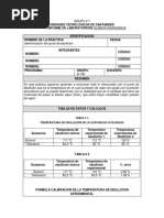 Informe Determinacion Del Punto de Ebullicion