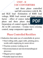 Unit - Ii Ac To DC Converters