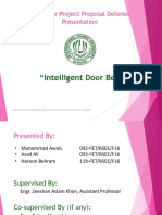 "Intelligent Door Bell": Final Year Project Proposal Defense Presentation