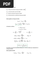 Balance Del Proceso: Nomenclatura Del Proceso