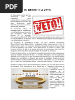 Crítica Del Derecho A Veto