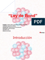 Conminucion Ley de Bond S - )