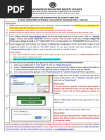 The Bhawanipur Education Society College: Procedure For Generation of Admit Card For