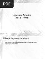 Industrial America 1915 - 1945