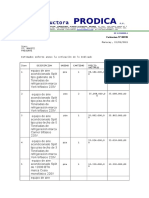 Constructora Prodica Cotizacion Aires Acondicionado