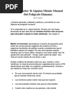 Cómo Saber Si Alguien Miente Manual Del Polígrafo Humano