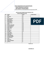 Daftar Hadir Osis