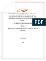 Desarrollo de Estrategias y Programa de Precios - 1