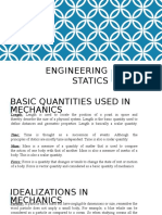 Engineering Statics: Quaid-e-Azam College of Engineering & Technology