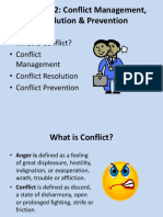 Chapter 12: Conflict Management, Resolution & Prevention