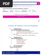 Examen Del Capítulo 1 de Linux Essentials - Docx - Examen Del Captulo 1 de Linux Essentials 1 Pregunta ID 2 Uno de Los Trabajos Del Kernel Es 2