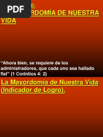 20 Lección #20, La Mayordomía de Nuestra Vida