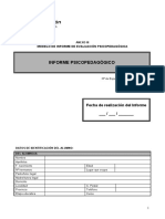 07 DIAGNÓSTICO Informe Psicopedagógico JCyL