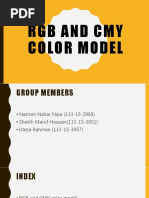 RGB and Cmy Color Model