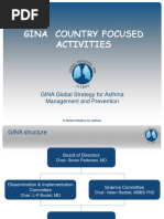 Gina Country Focused Activities: GINA Global Strategy For Asthma Management and Prevention