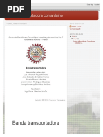 Banda Transportadora Con Arduino