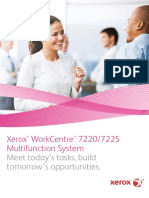 Xerox Workcentre 7220/7225 Multifunction System: Meet Today'S Tasks, Build Tomorrow'S Opportunities