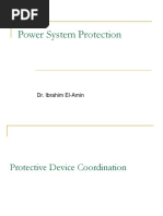 Power System Protection: Dr. Ibrahim El-Amin