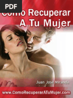 Como Recuperar A Tu Mujer - Juan Jose Miranda