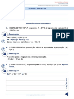 Resumo - 719100 Luis Telles - 28593405 Raciocinio Logico Certo e Errado Aula 19 Equivalencias III PDF