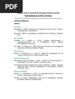 Ejemplo de Normas Apa-Upel para Bibliografias PDF