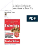 Drew Eric Whitman - CA$HVERTISING (Deatailed Book Notes)