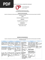 Matriz de Consistencia