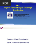 Bab 1 Sejarah Perkembangan Teknologi Broadcasting