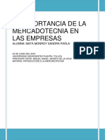 La Importancia de La Mercadotecnia en Las Empresas