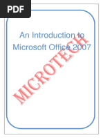 An Introduction To Office 2007 Material9701437030