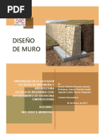 Diseño de Muro