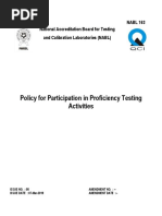 NABL-163-Policy For Participation in Proficiency Testing PDF