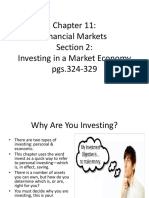 Financial Markets Section 2: Investing in A Market Economy pgs.324-329