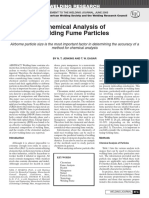 Analysis of Welding Fume Behavior