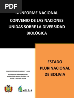 Informe Nacional de La Diversidad Biológica