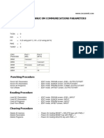 Fanuc 0 Communications Parameters